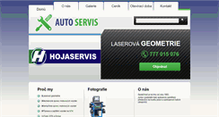 Desktop Screenshot of hojaservis.cz